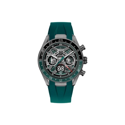 TAG Heuer Carrera 44mm Green Chronograph Extreme Sport Watch