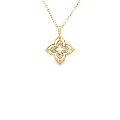 Roberto Coin 18k Yellow Gold Venetian Princess .15ctw Diamond and
