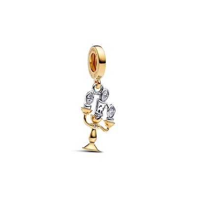 Pandora Disney Beauty and the Beast Lumiere Dangle Charm 763985C01