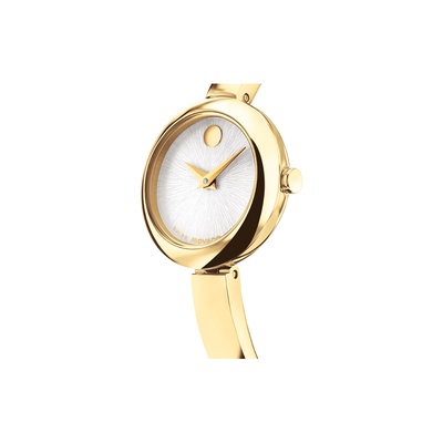 Movado Ladies' Museum Goldtone 22mm Bangle Watch 0608063