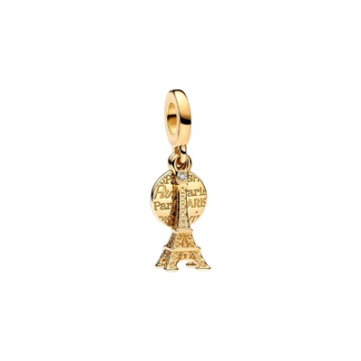 Pandora Paris Eiffel Tower Lab-Grown Diamond Engravable Double