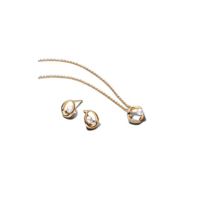 Pandora Organic Sparkle and Pearl Jewelry Gift Set B802657