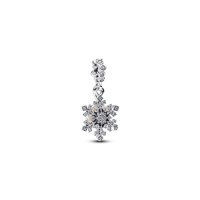 Pandora Opalescent Snowflake Double Dangle Charm 794142C01