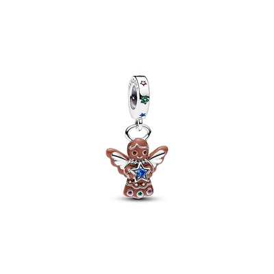 Pandora ５点 Pandora Gingerbread Angel Dangle Charm 794247C01