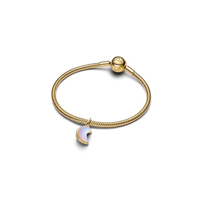 Pandora Sparkling Crescent Moon Dangle Charm 764275C01