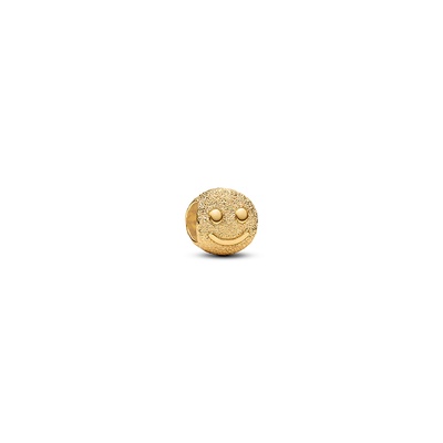 Pandora Textured Happy Face Mini Charm 764526C00