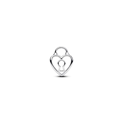 【PANDORA】 Pandora Openwork Heart Padlock Charm 794358C00