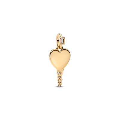 Pandora Engravable Heart Key Pendant 364353C01