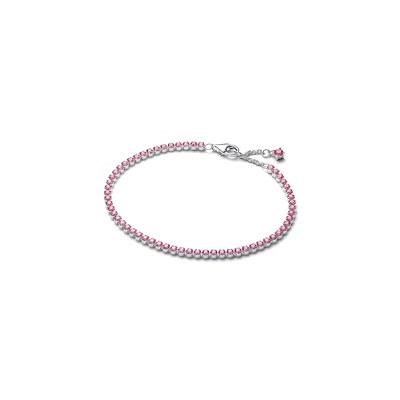 Pandora Pink Small Tennis Bracelet 593927C02-16