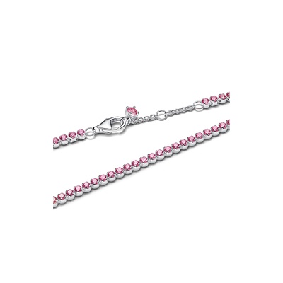 Pandora Pink Small Tennis Bracelet 593927C02-16