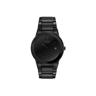 Citizen Axiom Black Stainless Steel Eco-Drive Men's Watch AU1065-58E