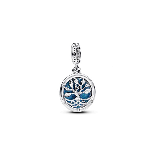 Pandora Glow-in-the-dark Infinity Tree Double Dangle Charm