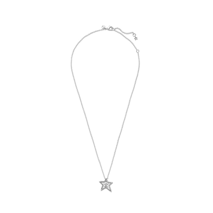 Pandora Pavé Asymmetric Star Collier Necklace 390020C01-45