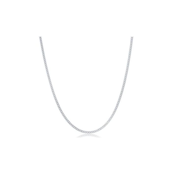 Albert`s Sterling Silver 16 Inch Thin Curb Chain Q-5452-16