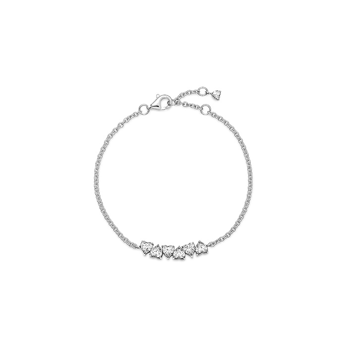 Pandora Sparkling Endless Hearts Chain Bracelet 591162C01-16