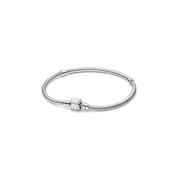 Pandora Moments Marvel Logo Clasp Snake Chain Bracelet