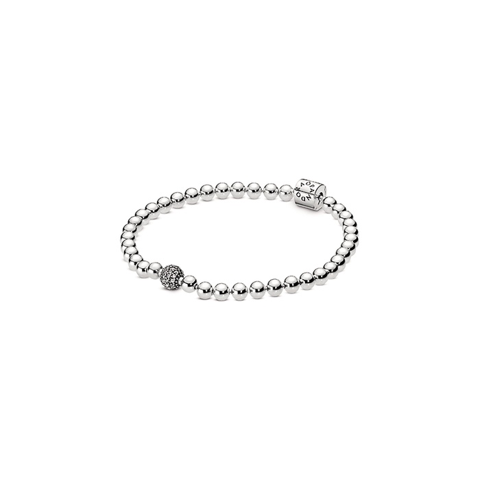 PANDORA Beads & Pave Bracelet ブレスレット 598342CZ-17 141074_0.jpg