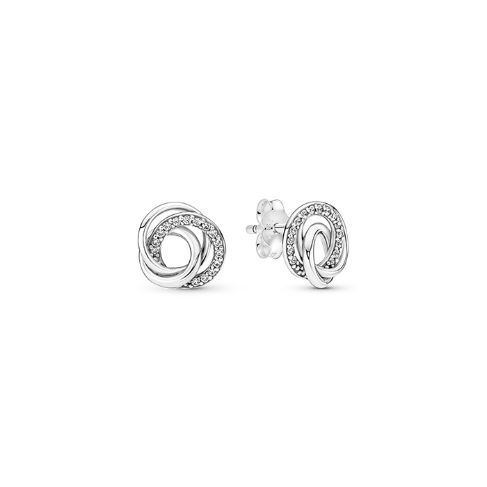 Pandora Family Always Encircled Stud Earrings 291076C01