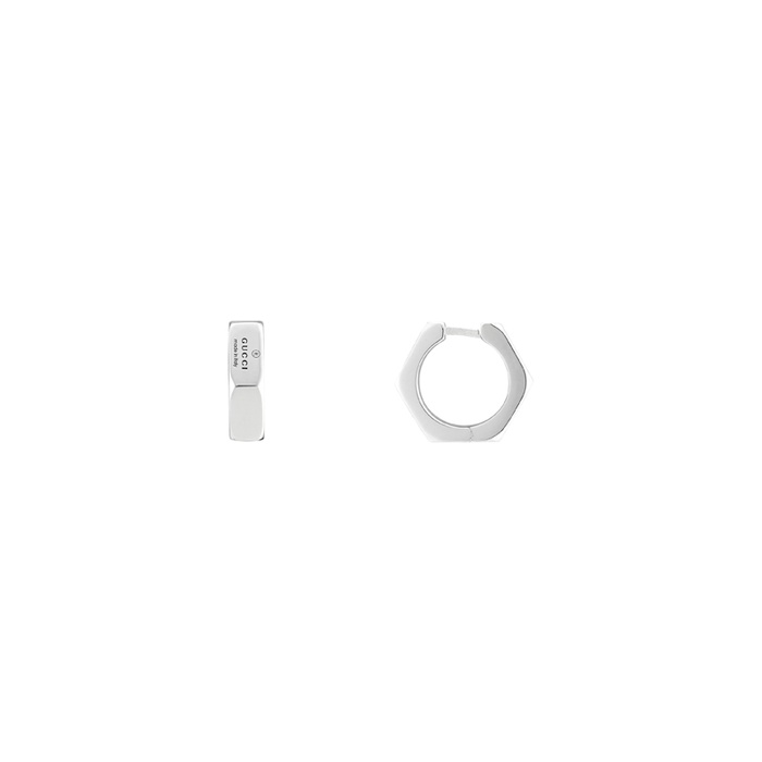 ピアス Logo-engraved Earring ANTIDOTE BUYERS CLUB - ENGRAVED HOOP EARRING (SINGLE