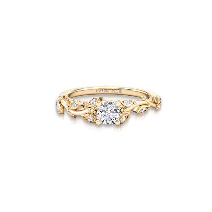 Albert's 14k Yellow Gold Diamond Engagement Ring L8521