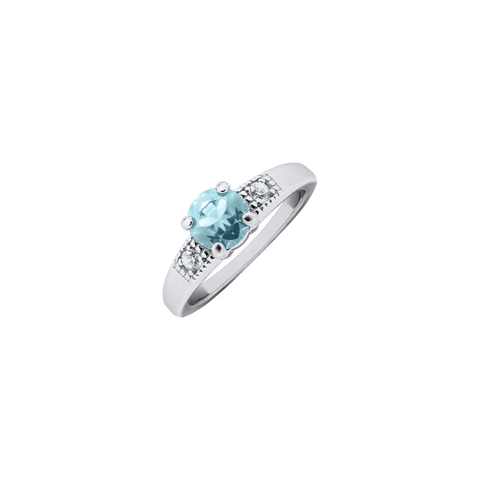 Albert's Kids Sterling Silver December CZ Birthstone Size Ring