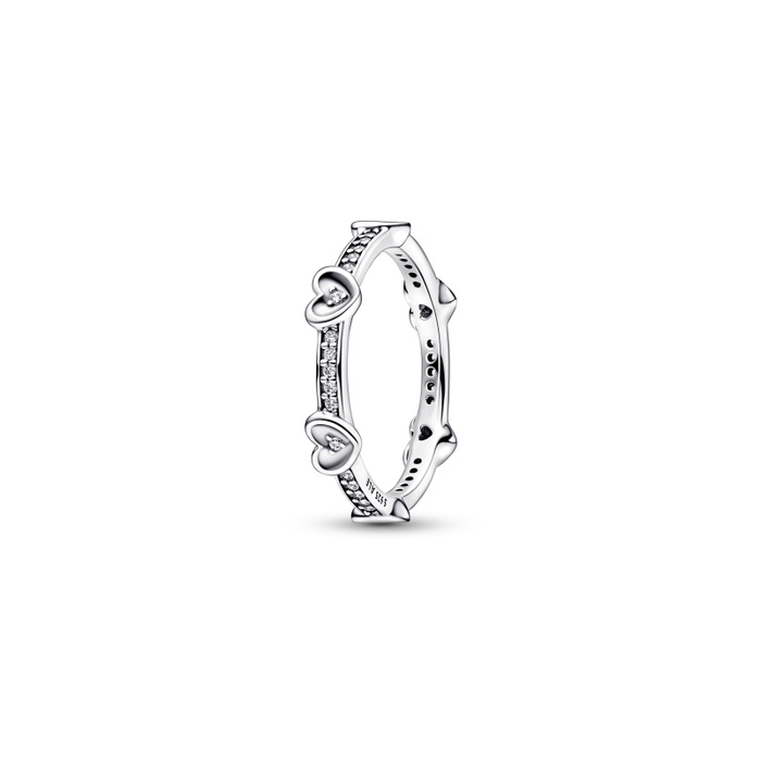 Pandora Radiant Sparkling Hearts Ring 192496C01-50
