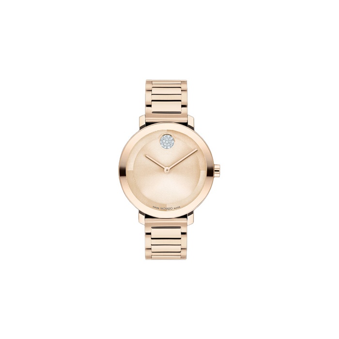 Brand new without tags women’s bold Movado Evolution 2.0 rose gold watch. 34mm Movado Women main image 2