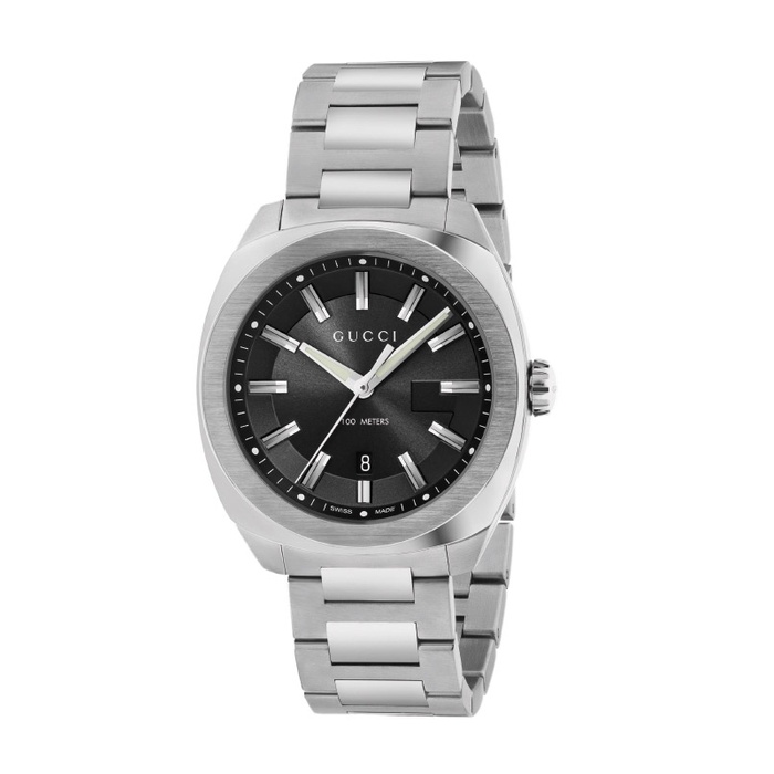 Gucci GG2570 Men`s 41mm Black Watch YA142301