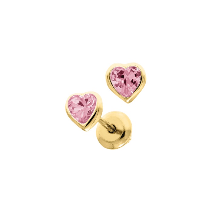 Albert's Kids Hearts Earrings GE379 | Albert's Diamond Jewelers