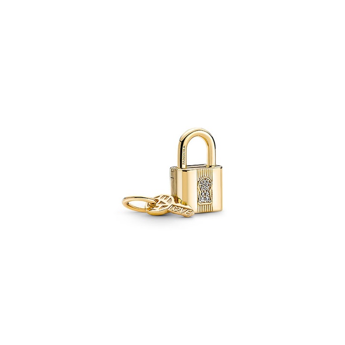 Pandora Padlock Key Dangle Charm 760088C01
