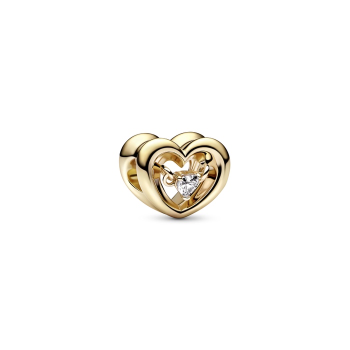 Pandora Radiant Heart Floating Stone Charm 762493C01