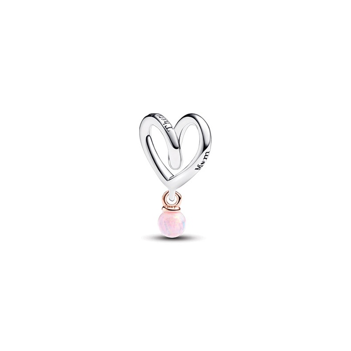 Pandora Two-tone Wrapped Heart Charm 783242C01