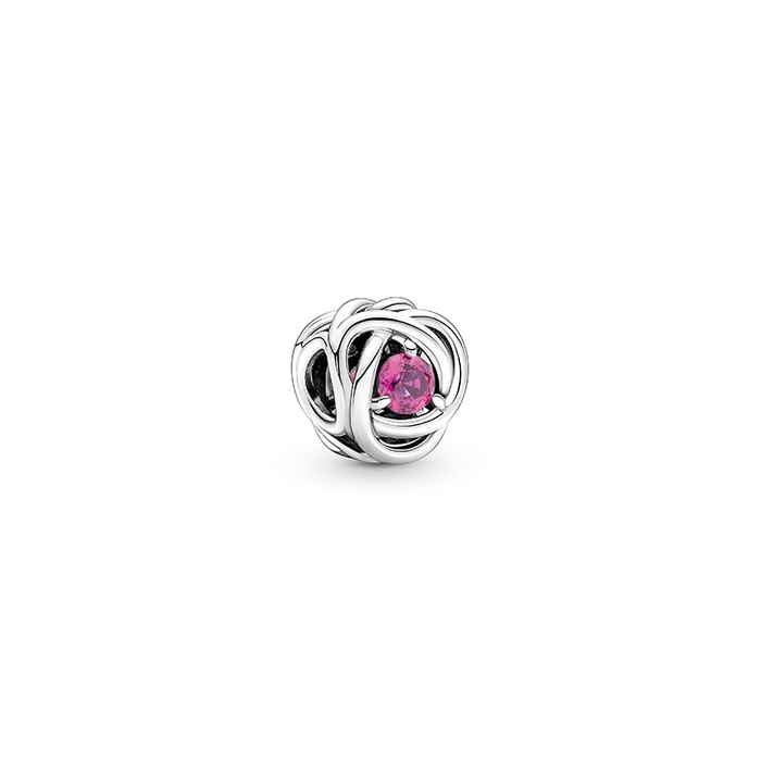 Pandora October Pink Eternity Circle Charm 790065C05