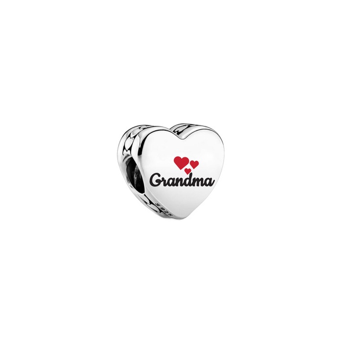 Pandora Grandma Heart Charm 792015-GRANDMA HRT