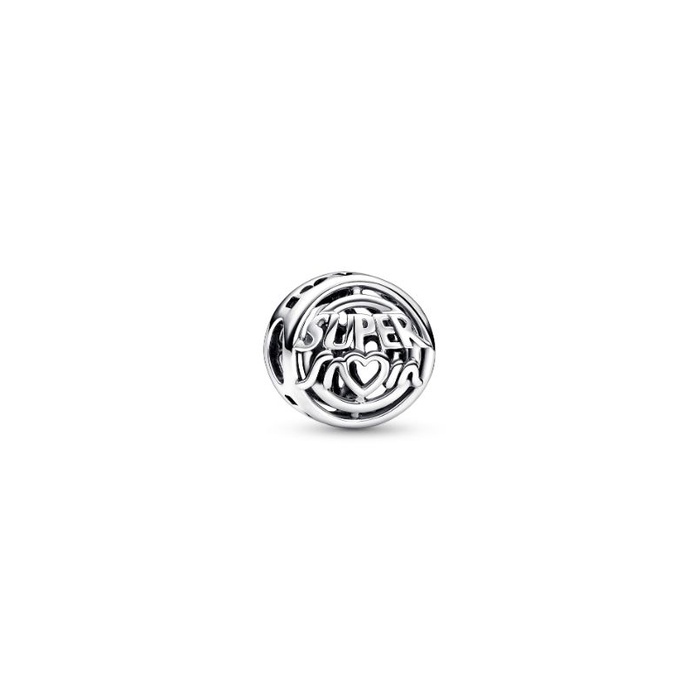 Super Mom Charm My Hero Pandora Charm Sterling Silver Charm