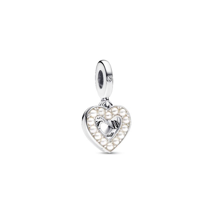 155823_0.jpg Pandora Authentic White mother of pearl hearts main image 0