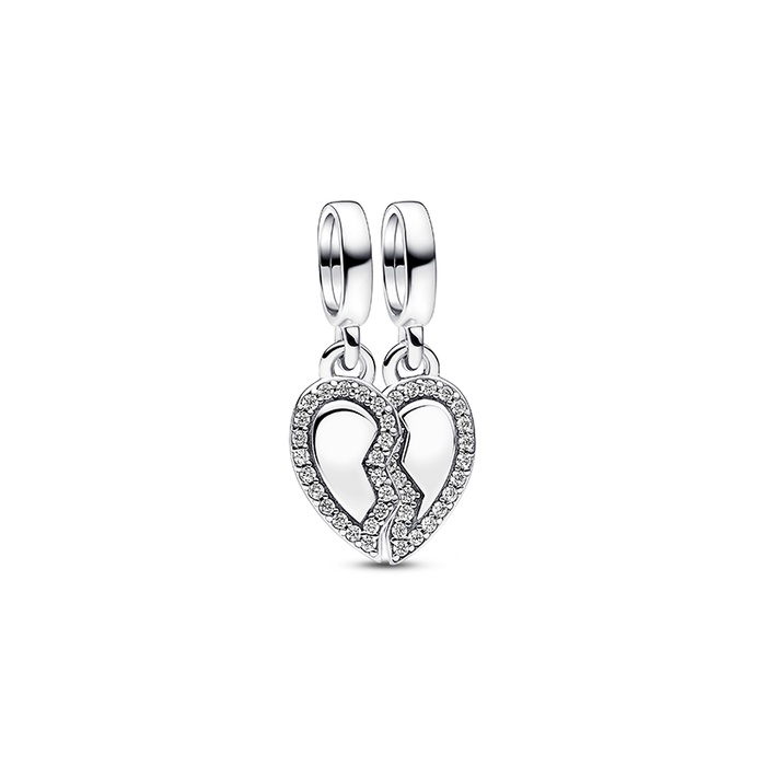 Pandora Friends Splittable Heart Dangle Charm 792743C01
