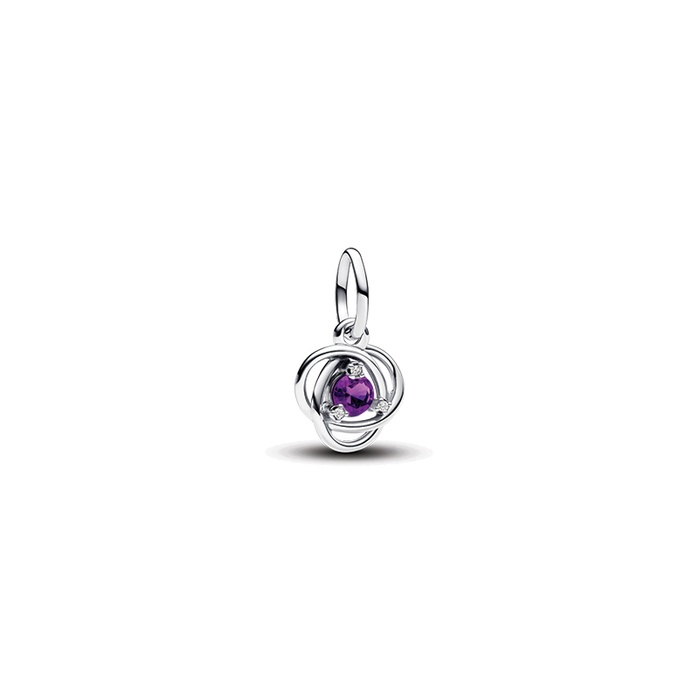 Pandora Purple Eternity Circle Dangle Charm 793125C02