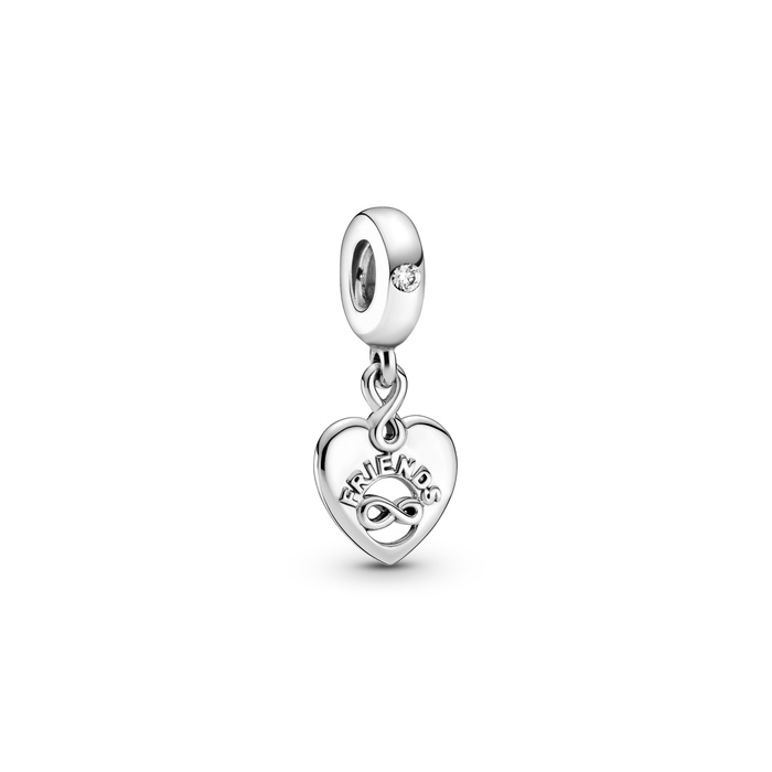 Pandora People Friends Forever Heart Dangle Charm 799294C01
