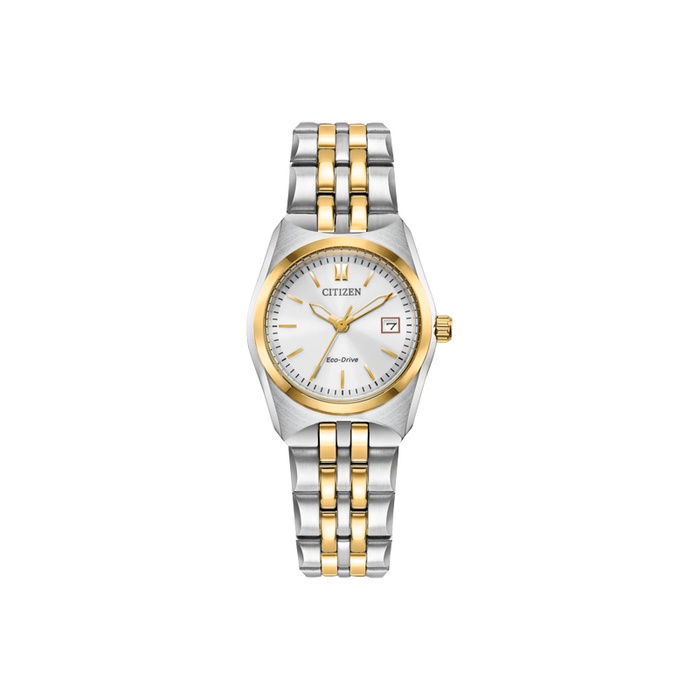Women’s Citizen Corso Watch (Gold and Silver) Citizen Corso Womens Watch with White Dial and Stainless  main image 4