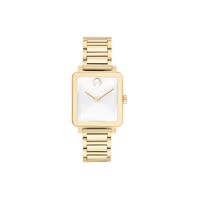 Movado Luxurious Gold-Tone Watch Movado Gold-tone 32mm Unisex Watch: Swiss Quartz, Black Dial  main image 3