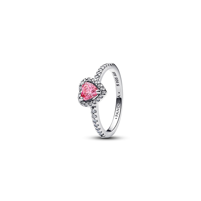 Pandora Elevated Pink Heart Ring 198421C03-48