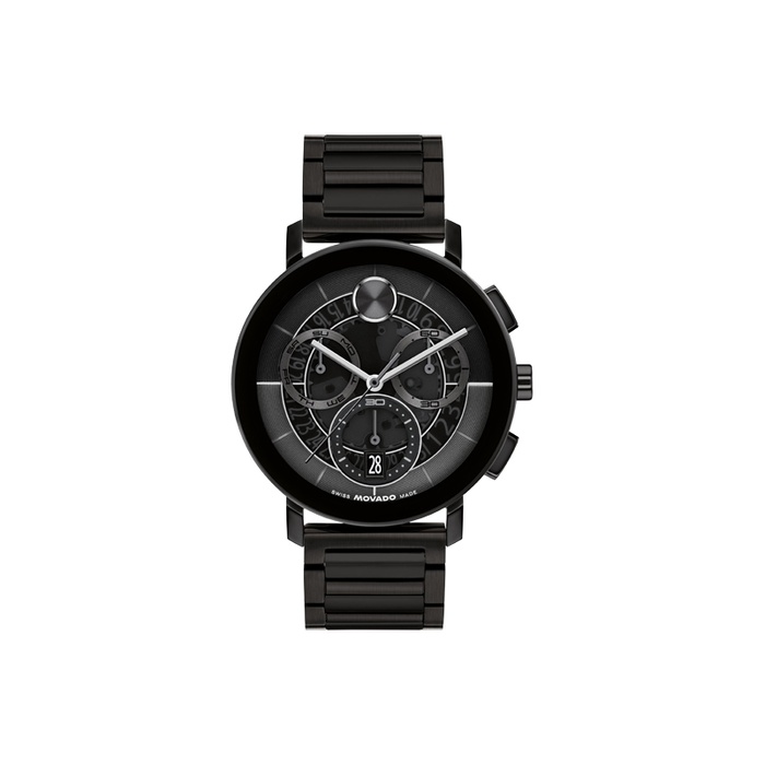 Movado Men's BOLD Black Chronograph Watch 3601264