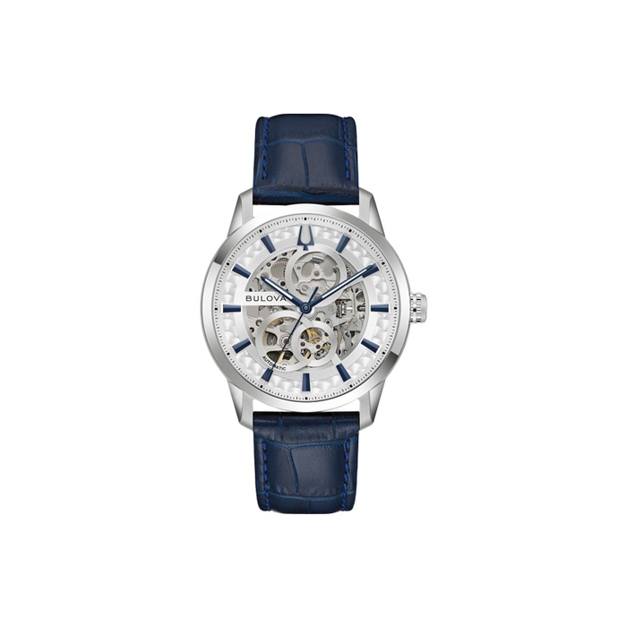 Bulova Sutton Autoatic - 97A161, Azul, One Size, Clásico