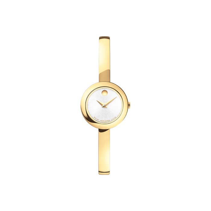 美品 MOVADO  ダイヤモンドベゼル マザーオブパール 腕時計　ゴールド george-washington-university-