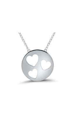 ★ROSEMONT★ Silver Heart Necklace RC24B29E Lolly Heart Necklace – ap0cene