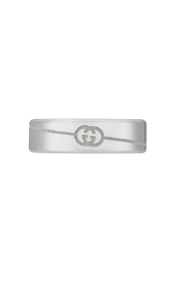 [GUCCI]*Interlocking G thin open band*追跡付き*6mm Gucci Sterling Silver Interlocking G Ring, 6mm | REEDS Jewelers