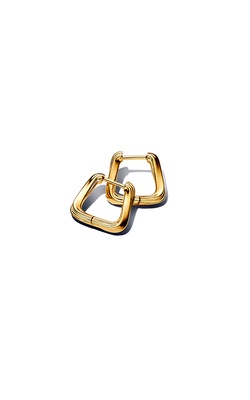 Pandora Twisted Triangle Small Hoop Earrings 263875C00