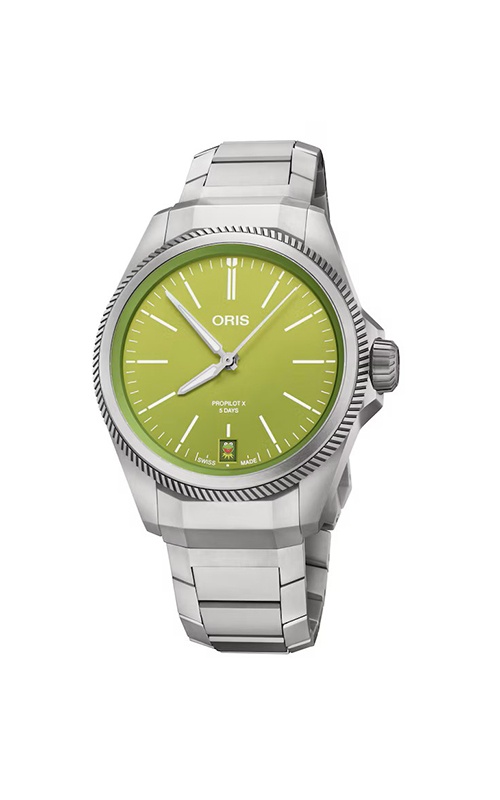 Pre-Owned Oris ProPilot X Kermit Edition 39MM 01 400 7778 7157