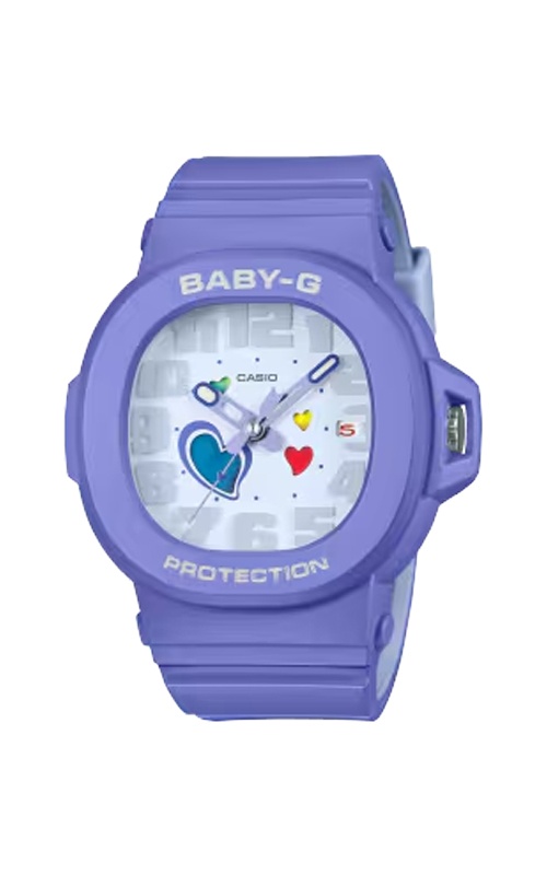 Baby-G Playful Heart Series Purple Watch BGA10-6A